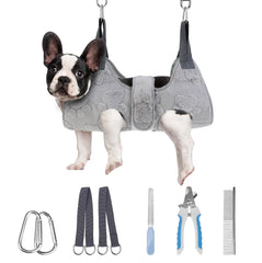 PAWCHIE hamaca de grooming para perros, visión general para uso cómodo en casa.