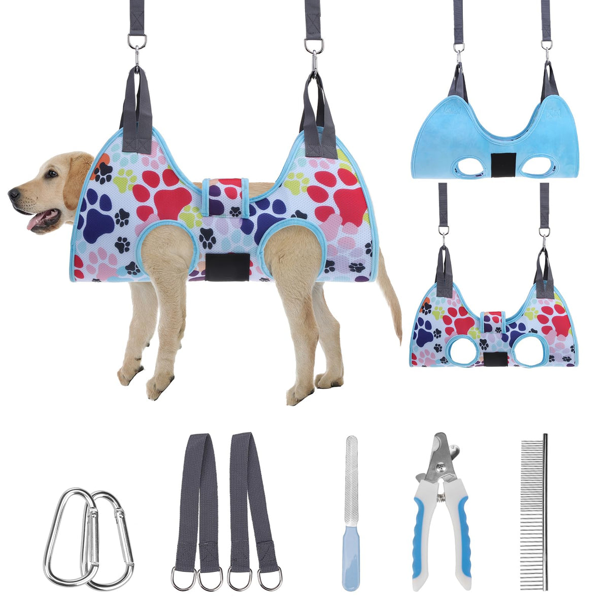 PAWCHIE hamaca de grooming para perros y gatos, facilita recortes en casa
