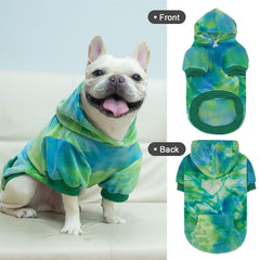 PAWCHIE hoodie para perro, agujero para correa trasero para caminar