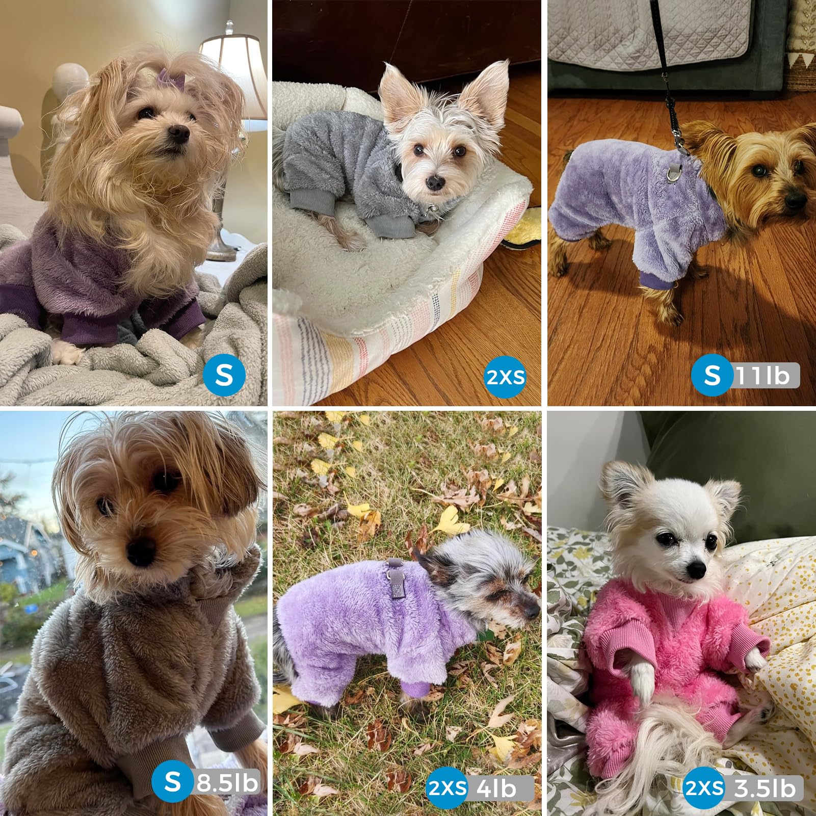 PAWCHIE pijama con cuello alto y mangas, enfoque diseño, abriga sin restringir movimiento.