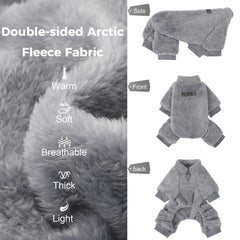 PAWCHIE pijama con cuello alto, enfoque cuello, mantiene el cuello caliente.