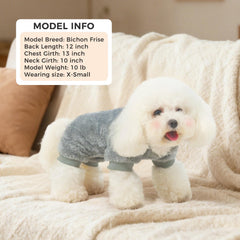 PAWCHIE pijama con mangas, enfoque mangas, cubre extremidades y protege del frío.