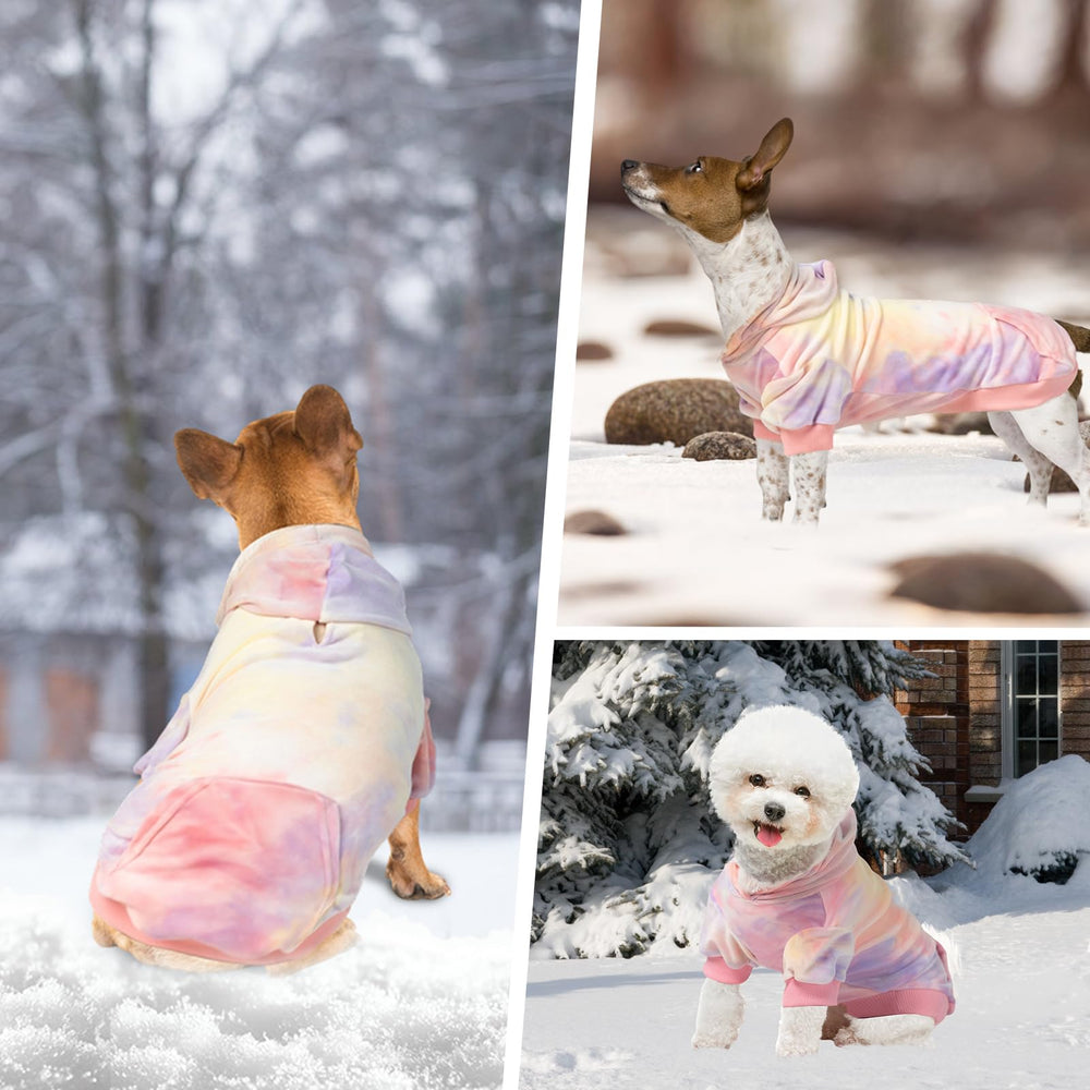 PAWCHIE sudadera perro diseño degradado, colores llamativos para salir