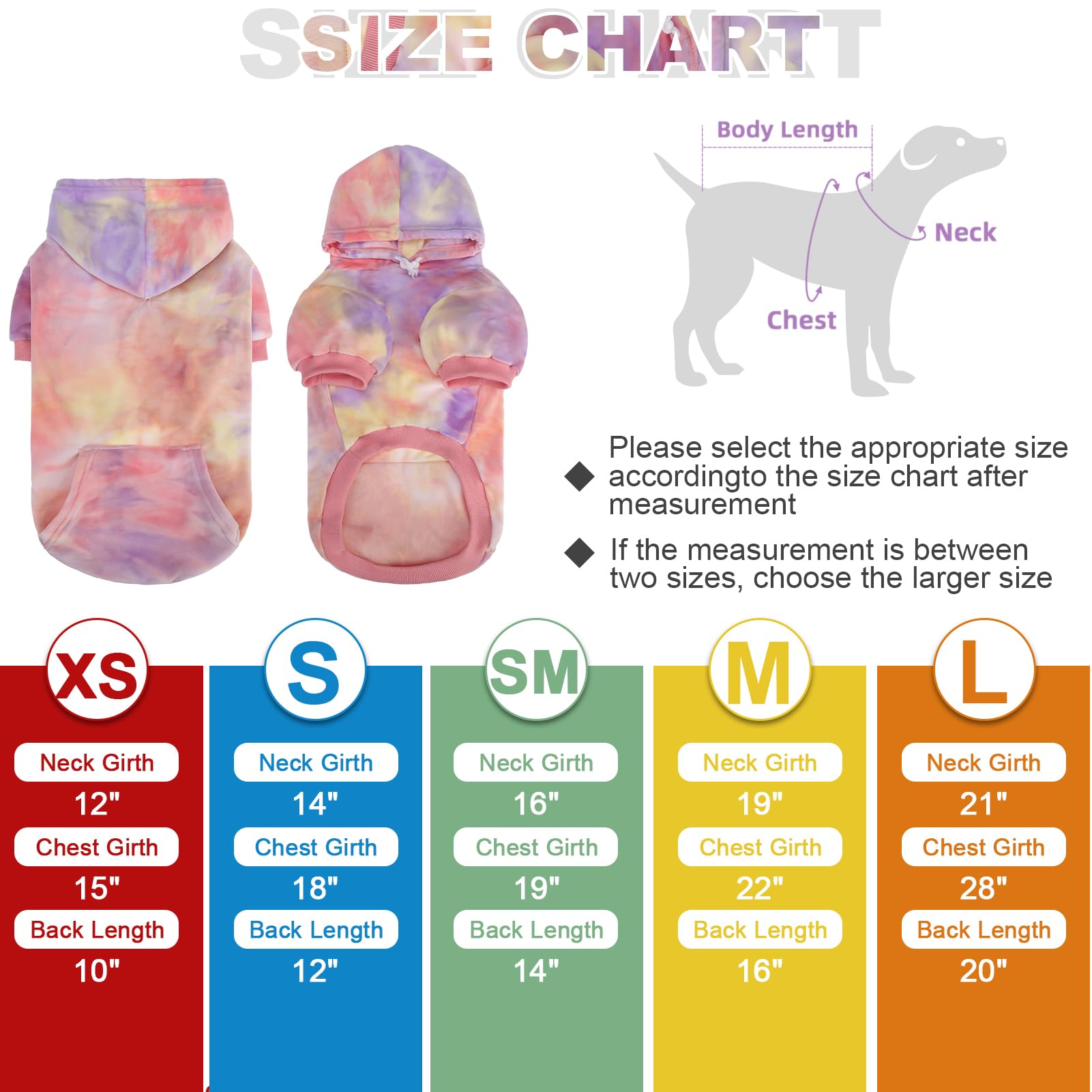 PAWCHIE sudadera perro tallas amplias, ajuste cómodo para varias razas
