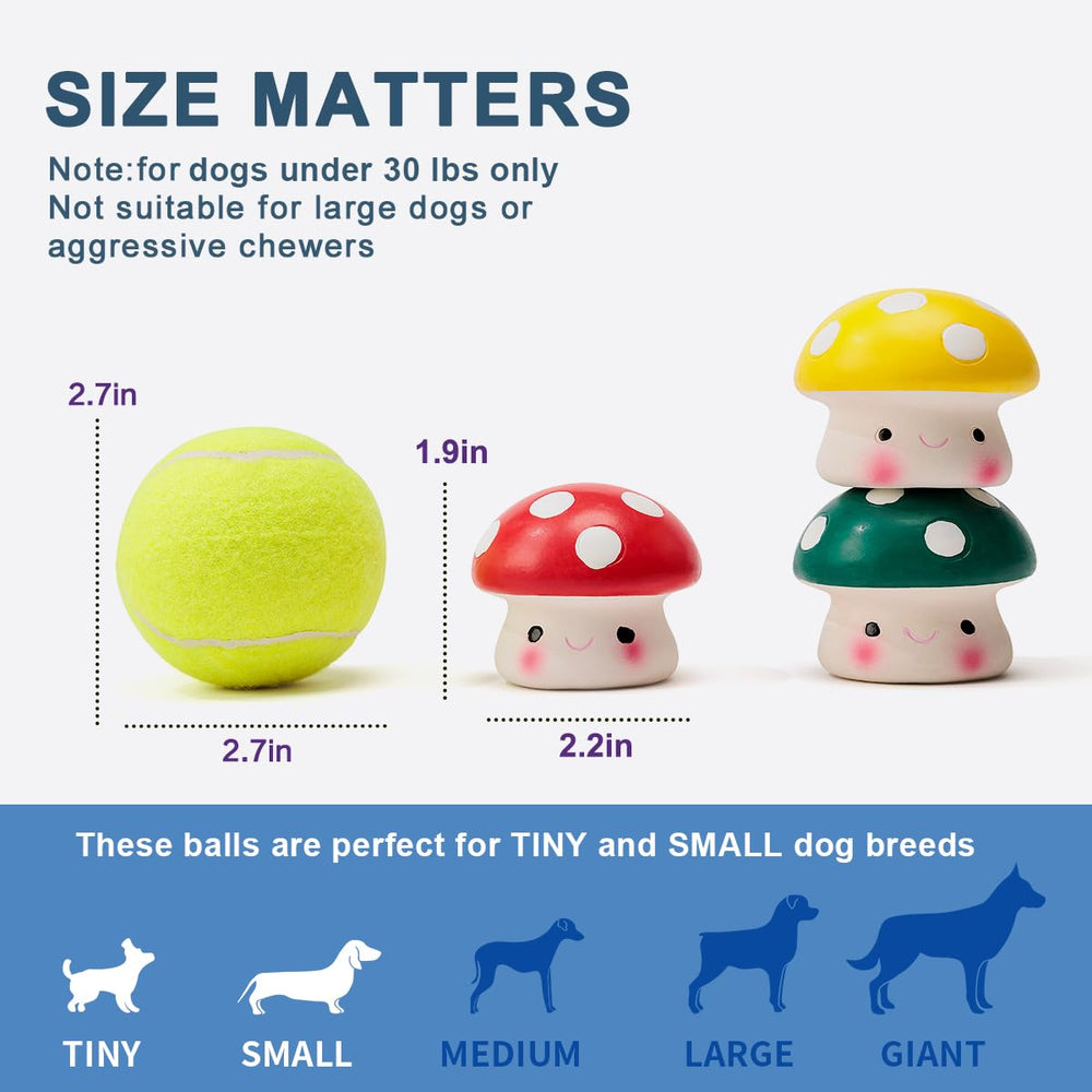 Bola Pawdoer de látex natural sin BPA, suave para la boca