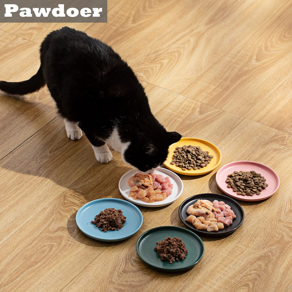 Pawdoer plato en colores variados, decora la cocina y facilita la hora de comer.