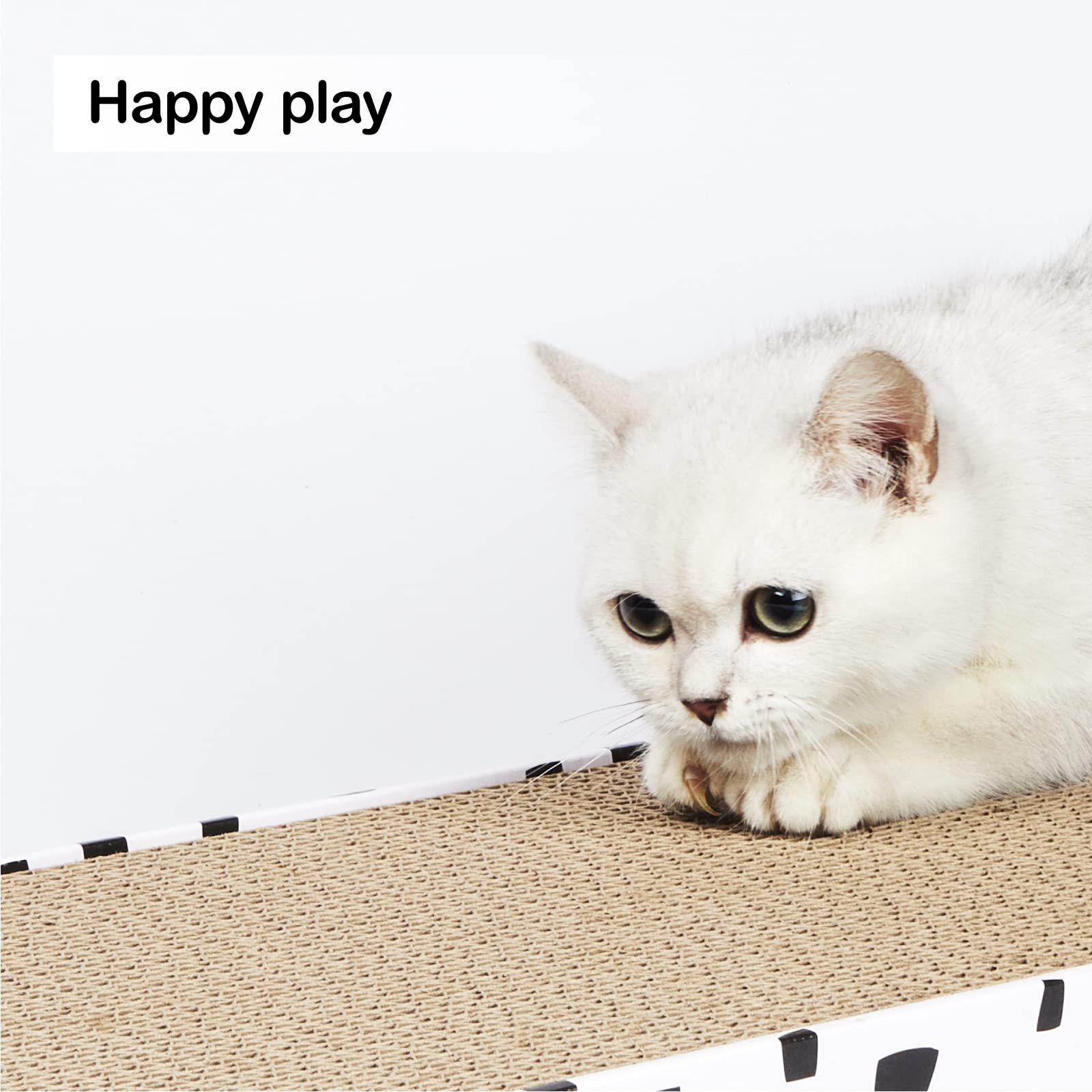 PAWSFANS rasca-gato diseño neutro que encaja con cualquier hogar