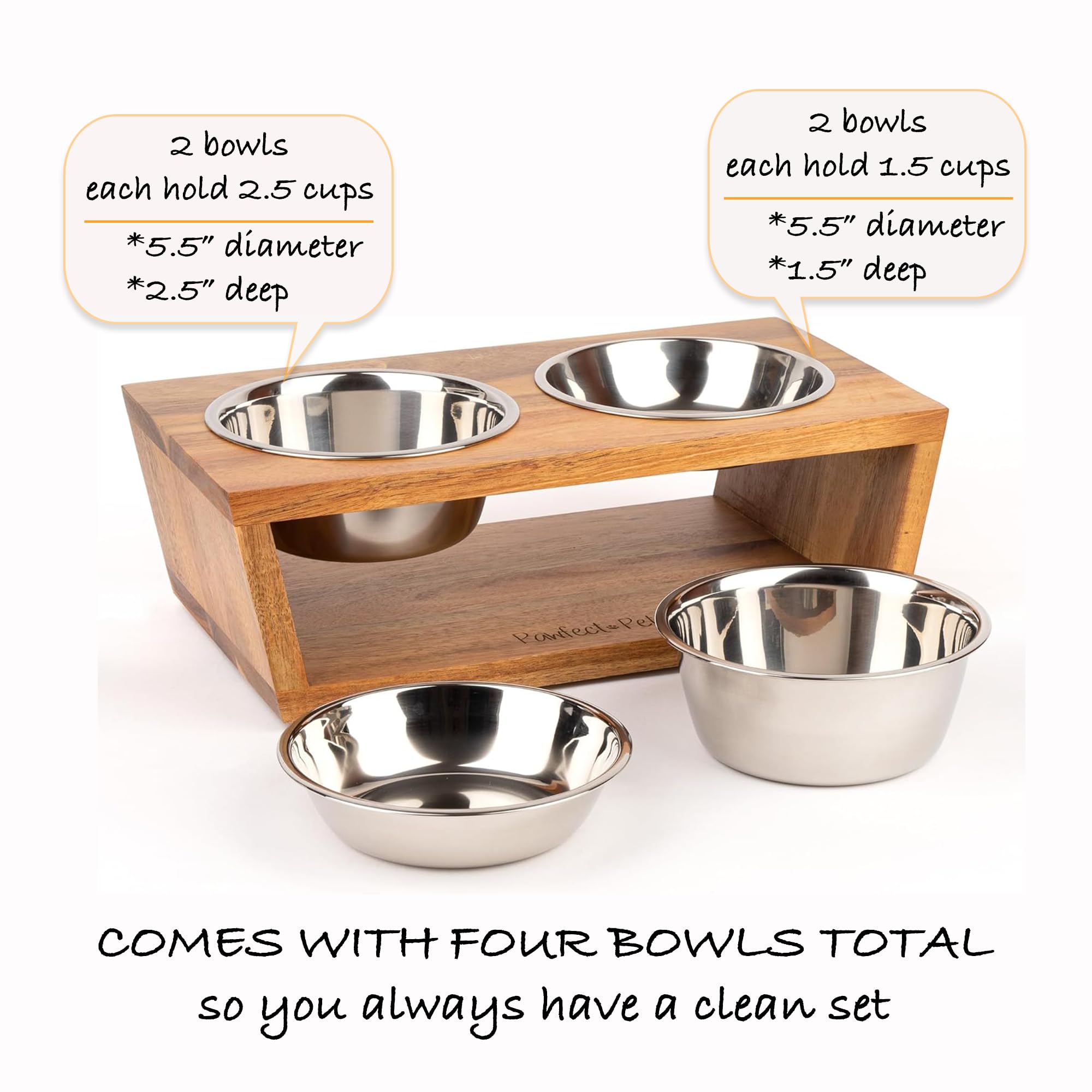 Pawfect Pets: base estable que evita vuelcos y derrames durante las comidas.