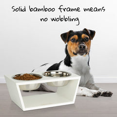 Pawfect Pets: cuatro tazones acero inoxidable para alimentación limpia.