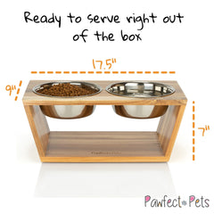 Pawfect Pets silicona antideslizante mantiene tazones fijos.