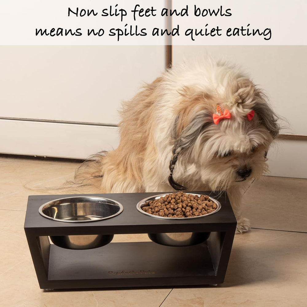 Pawfect Pets soporte elevado y estable, apto para uso diario.