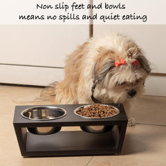 Pawfect Pets soporte elevado y estable, apto para uso diario.