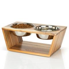 Pawfect Pets soporte alzado para tazon de 7 pulgadas, cómodo al comer.
