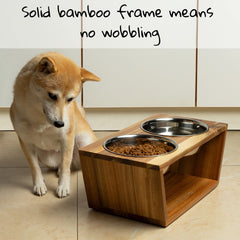 Pawfect Pets tazones inoxidable de 6 tazas para comidas abundantes.
