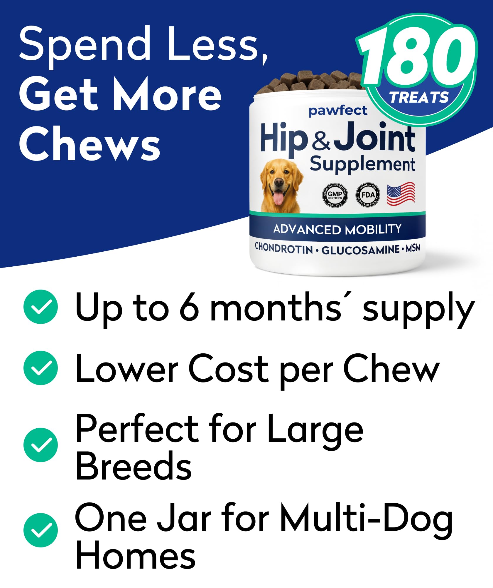 PAWFECTCHEW sabor pollo hígado, agradable para perros exigentes.