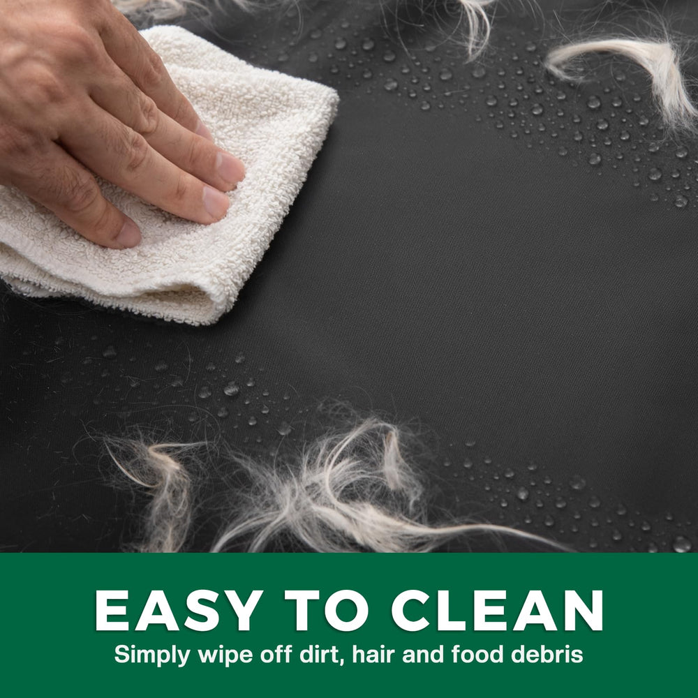 PAWFINITY revestimiento impermeable protege contra derrames para una cama seca.