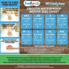 PawFlex botines con suela de goma para nieve y superficies mojadas