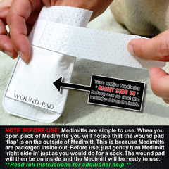 PawFlex Medimitt: material transpirable sin adhesivo para curaciones confortables.