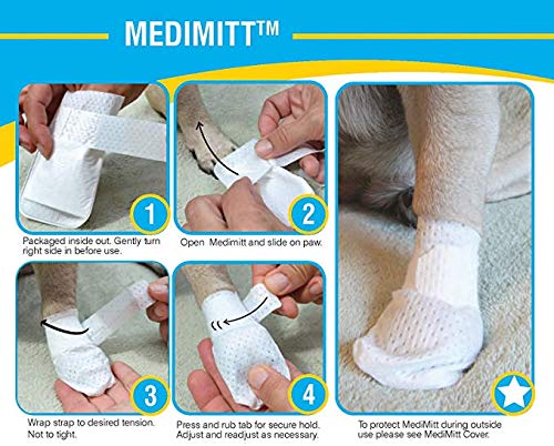 PawFlex Medimitt: banda sin adhesivo que evita tirones del pelo.