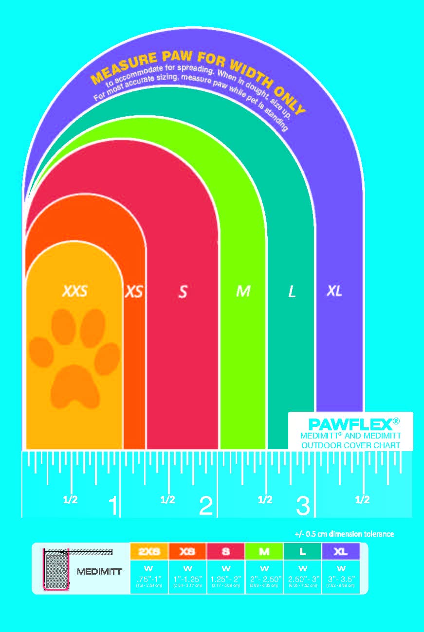PawFlex Medimitt vendajes patitas transpirables para mayor comodidad.