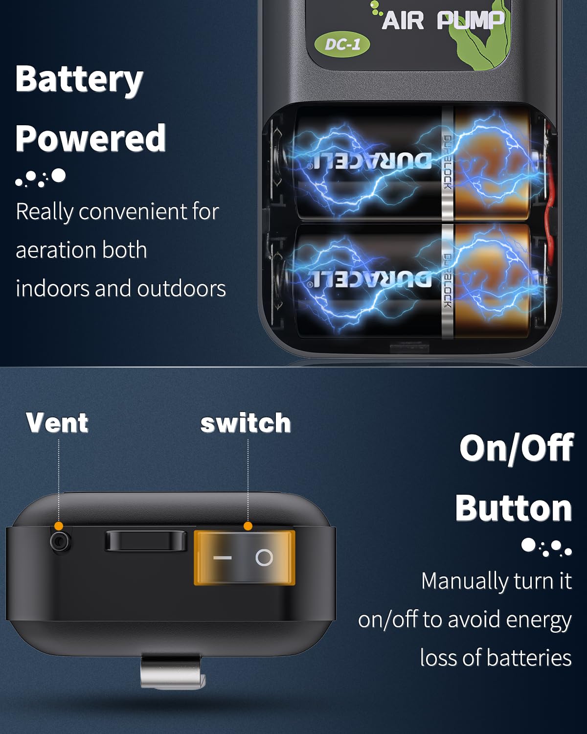 Pawfly incluye piedra de aire y tubería de 60 cm para oxigenación rápida