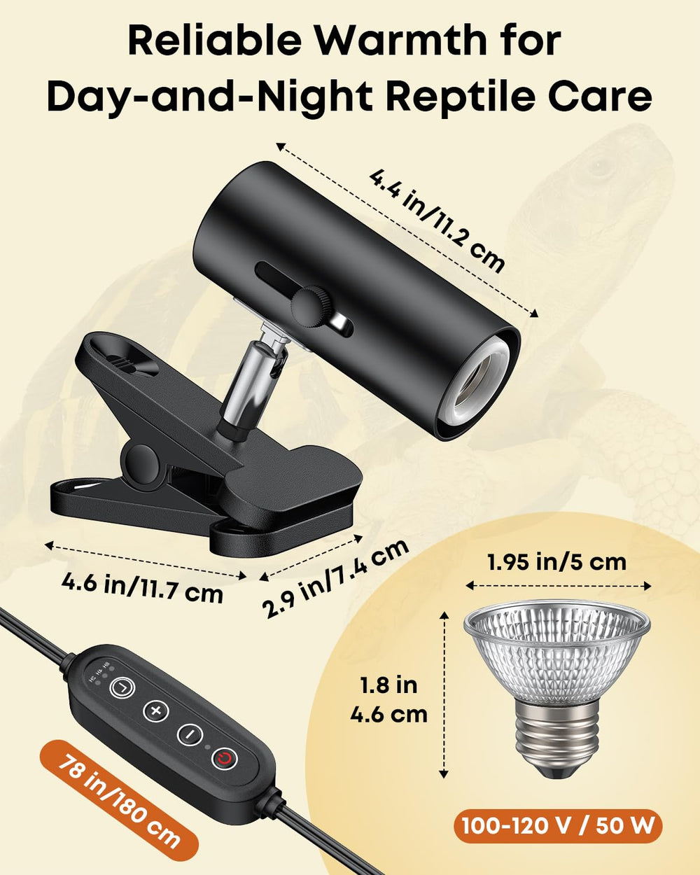 Pawfly Ajuste-distancia para zona de basking segura y cómoda.