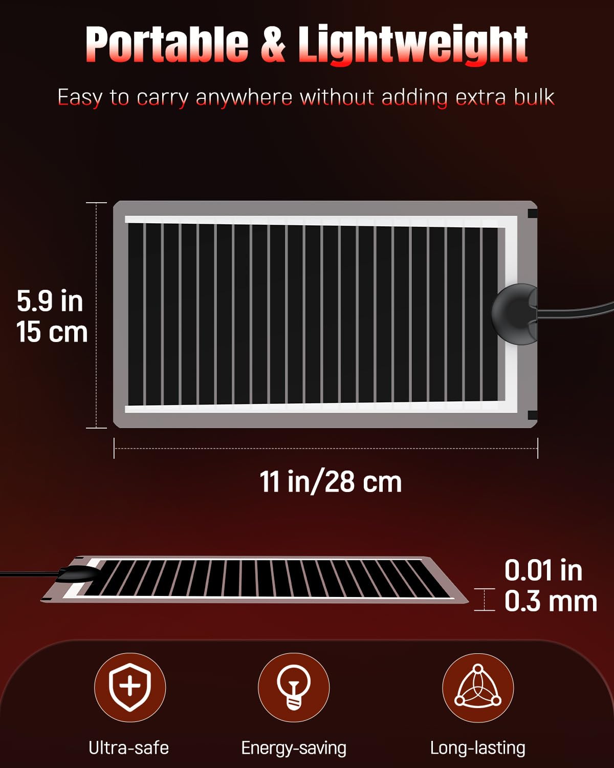 Pawfly seguridad de calor hasta 50 °C sin sobrecalentamiento