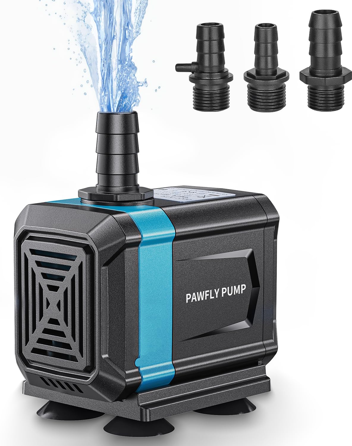 Bomba Pawfly submersible para acuarios, circulación estable y eficiente.