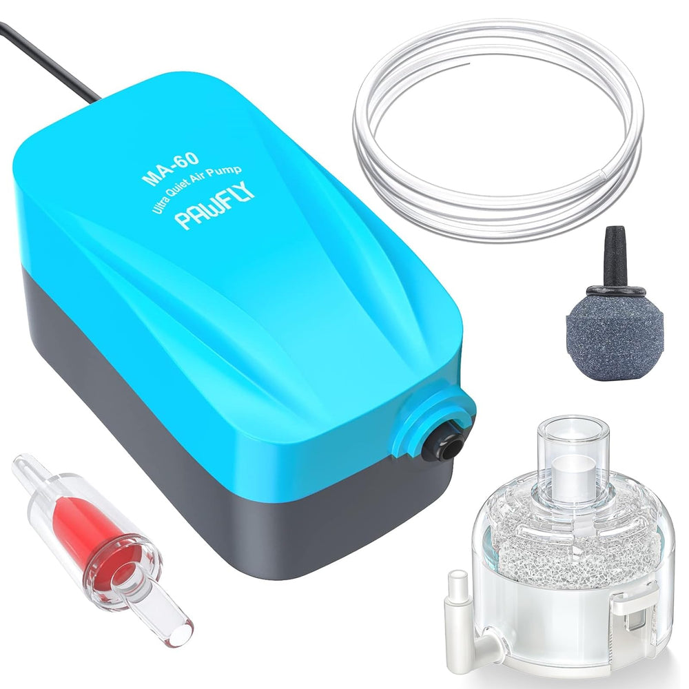 Pawfly bomba de aire compacta para acuarios, mejora la oxigenación.