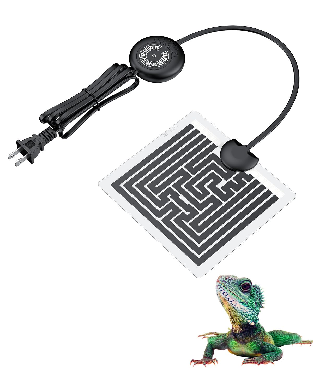 Pawfly calentador 5W compacto bajo el tanque para calor estable.