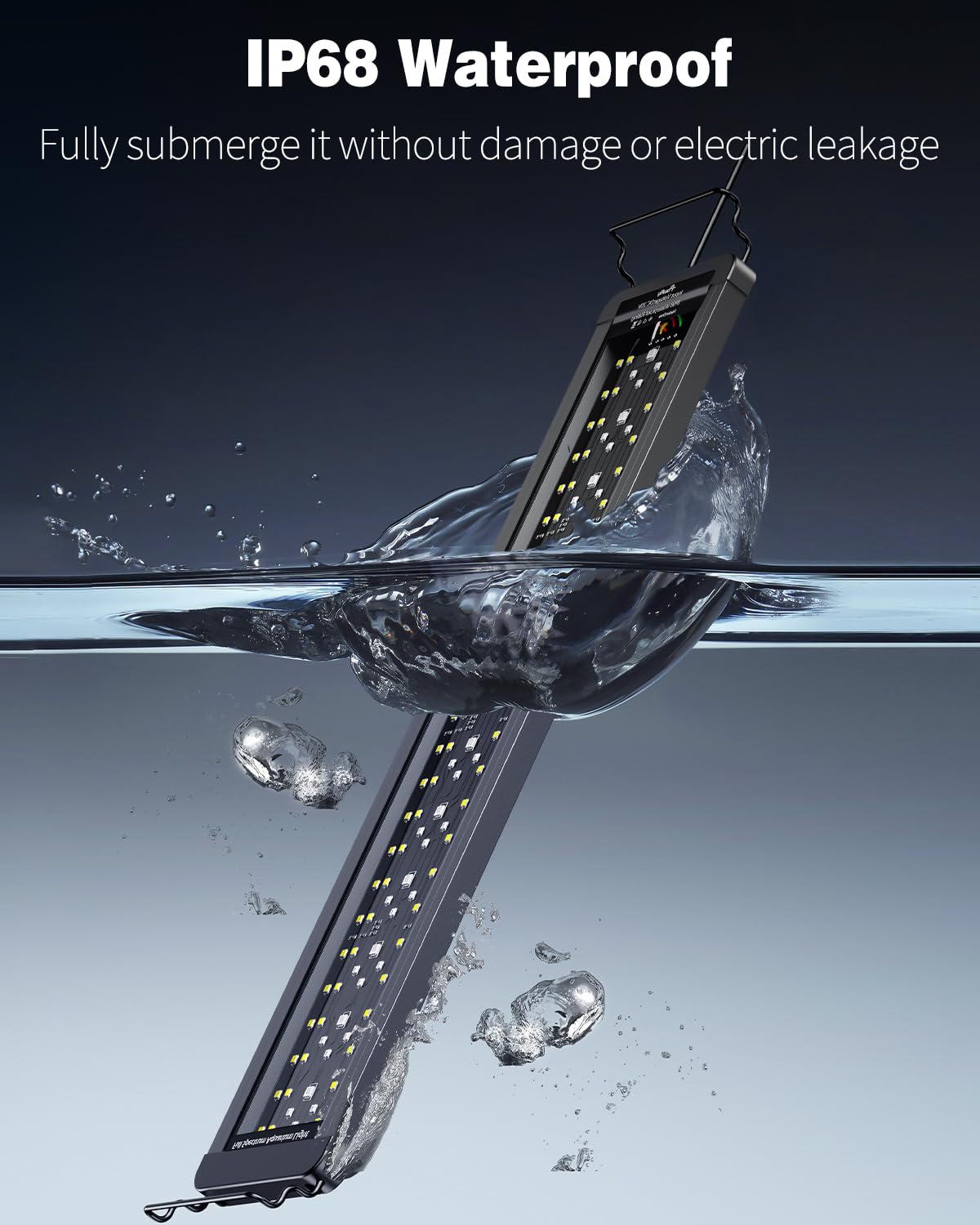 Pawfly control de brillo con 10 niveles para ver el acuario como quieres.