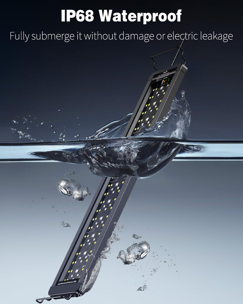 Pawfly control de brillo con 10 niveles para ver el acuario como quieres.