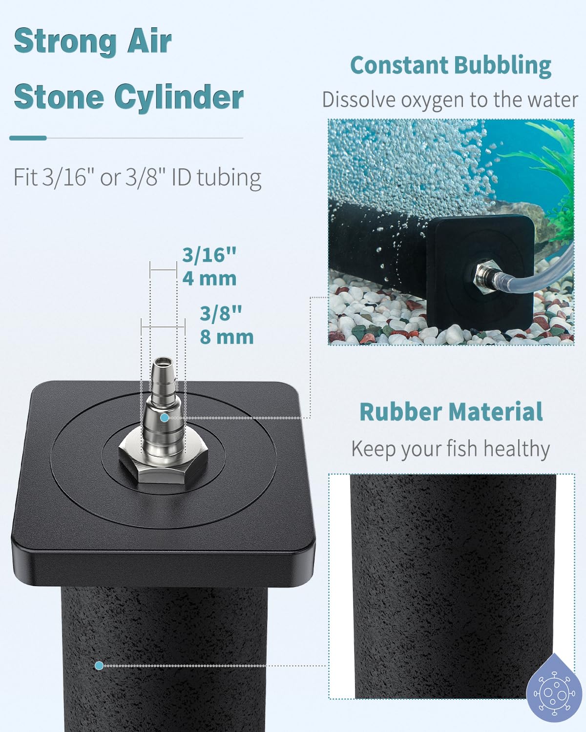 Pawfly difusor de aire para sistema DWC, burbujas eficientes