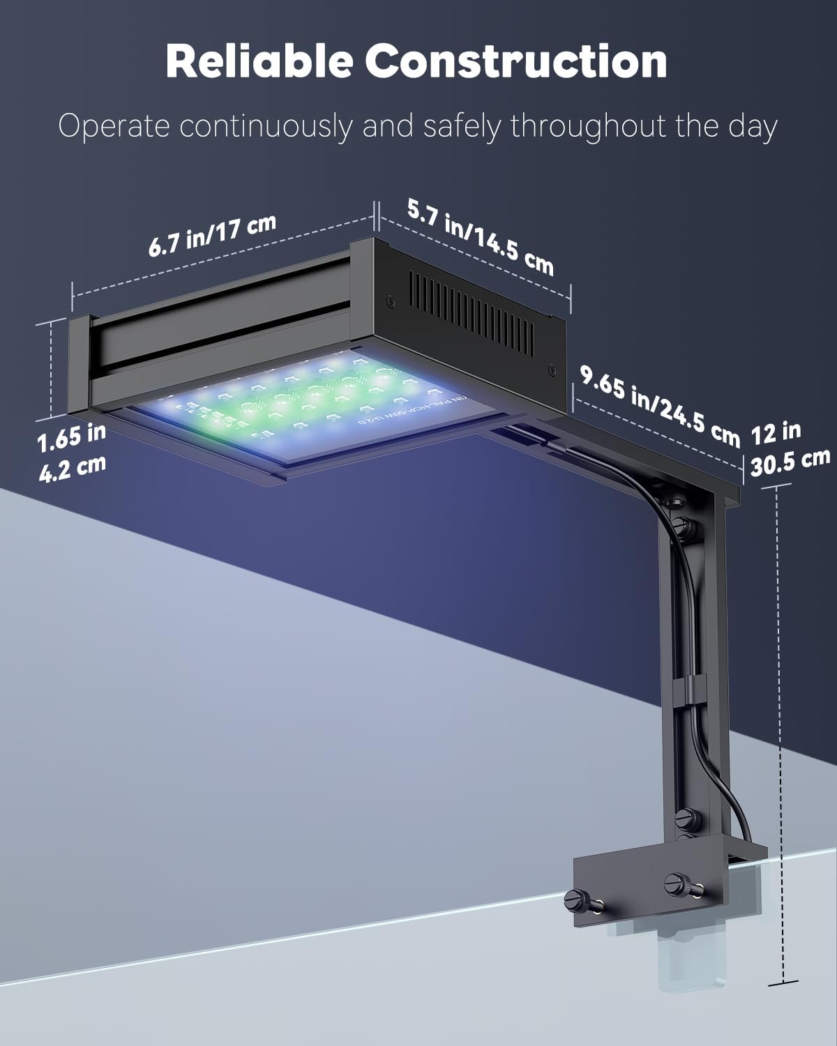 Pawfly: distribución LED para cobertura uniforme en acuarios con SPS y LPS.