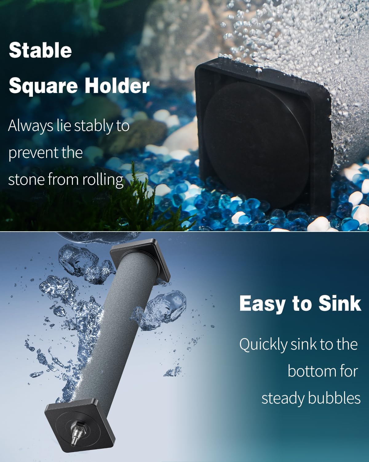 Pawfly difusor ofrece estabilidad en agua, se mantiene fijo.
