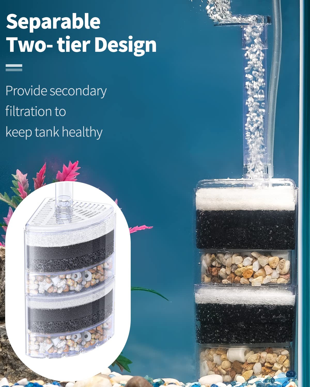 Pawfly grava-piedras-naturales-filtran y mejoran la calidad del agua.