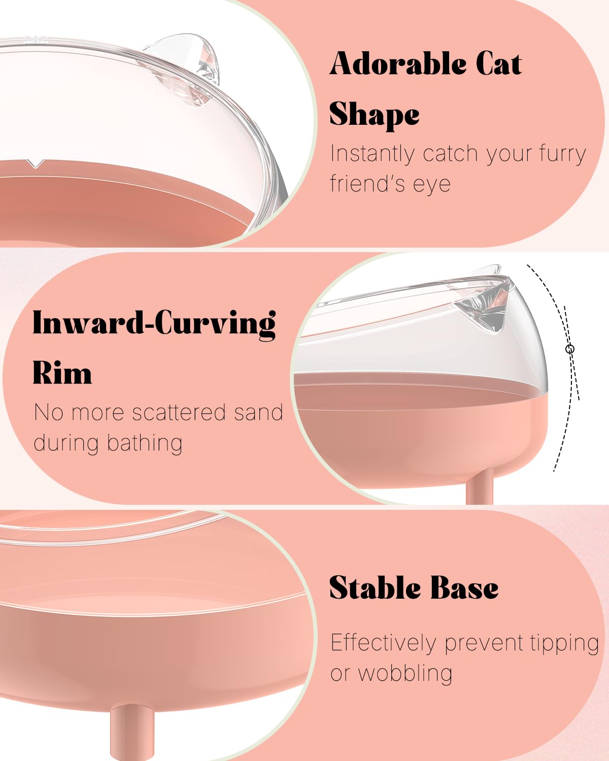 Pawfly color rosa que atrae a tu mascota para baño