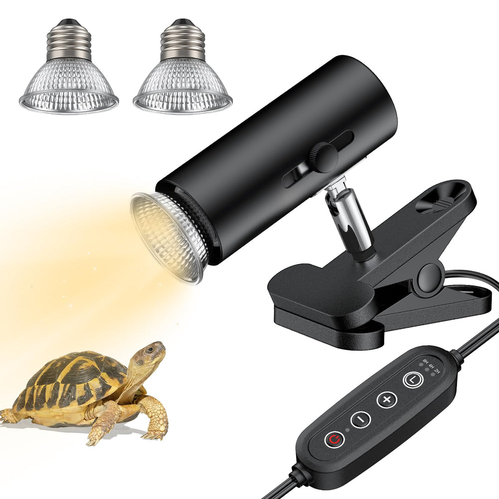 Pawfly Lámpara-calor reptiles 2unidades 50W: calor estable para el terrario.