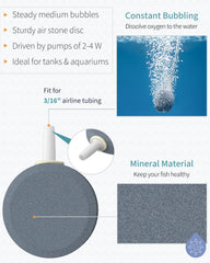 Pawfly material-mineral-sinterizado, seguro para peces y raíces.