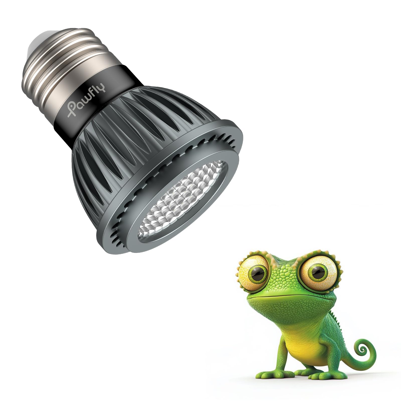 Pawfly UVB Lámpara para reptiles con iluminación estable en el terrario