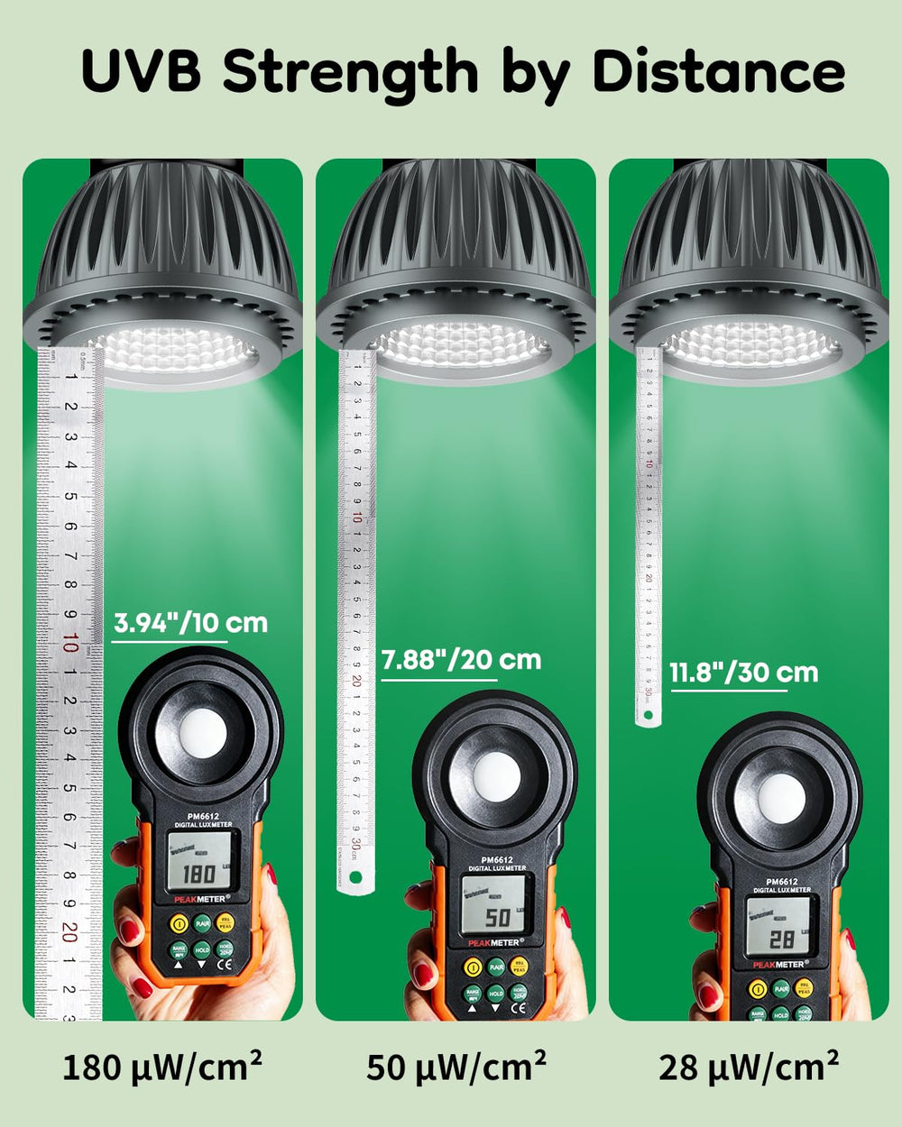 Pawfly UVB Lámpara para terrario tropical