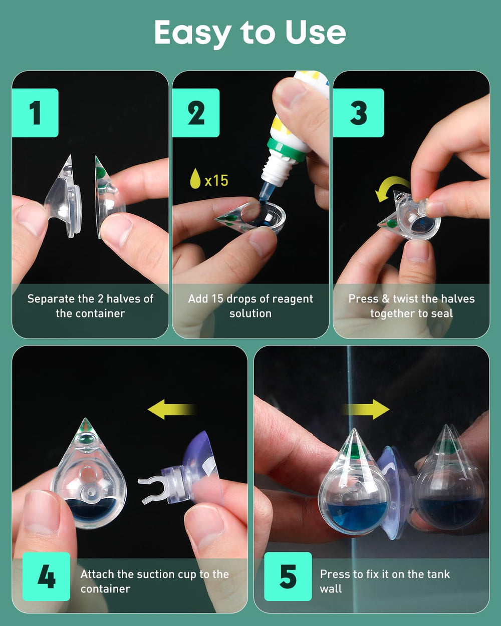 Pawfly ventosas de sujeción CO2 para montaje estable.