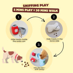 Pawfoo Lab, juguete peluche oculto que incentiva resolución de problemas.