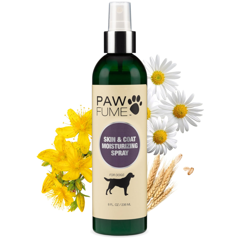 PAWFUME: botella con vertido suave para aplicar el spray desenredante sin tirar del pelo.