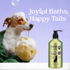 PAWFUME acondicionador para perros, pelo suave y desenredo al cepillar.