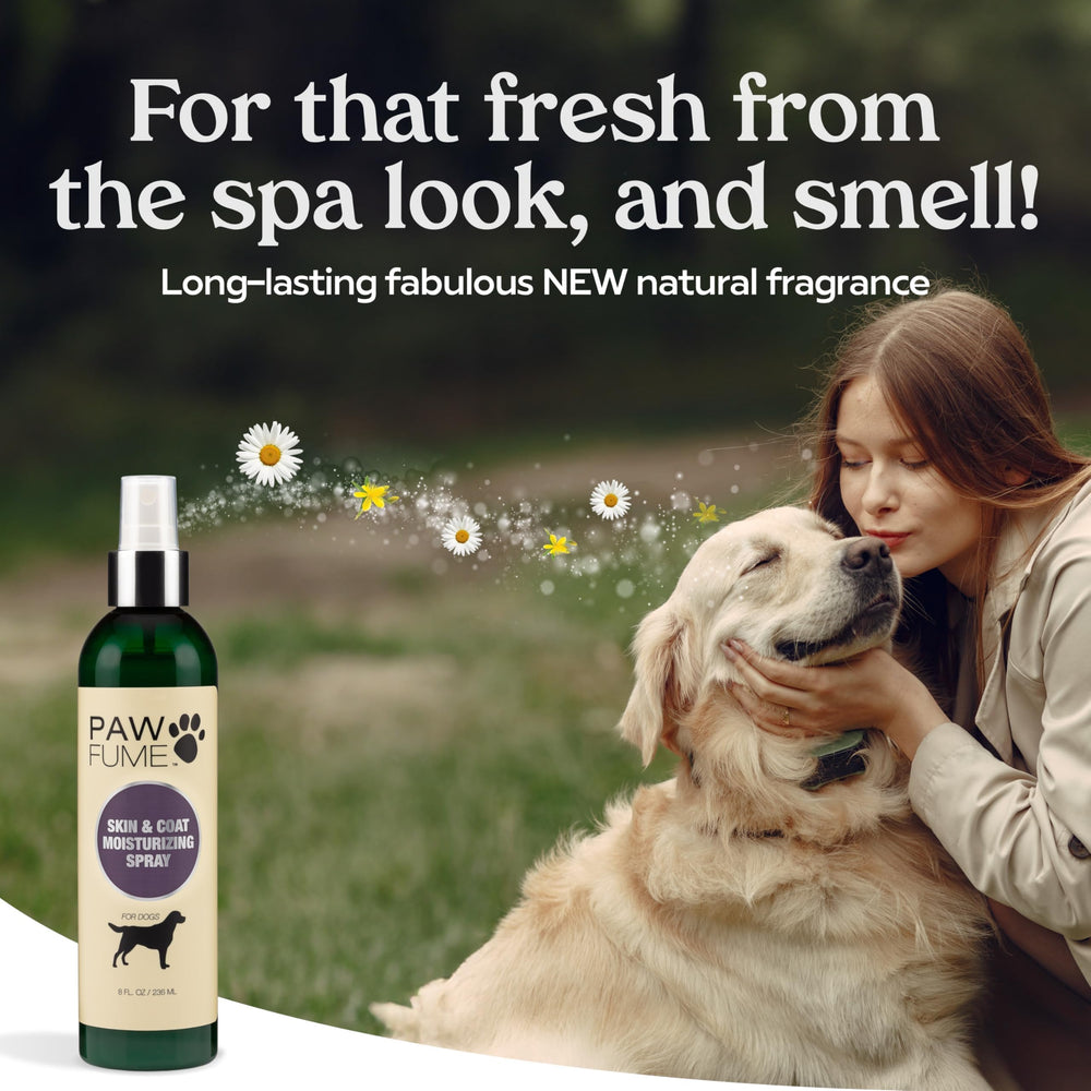 PAWFUME Cuidado piel seca perros: humecta sin grasa excesiva.