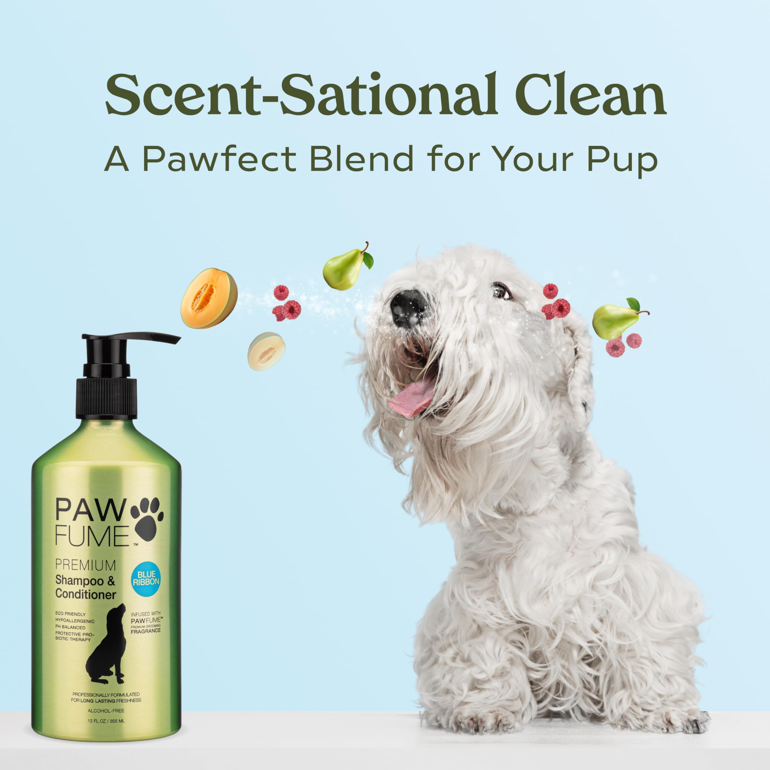 PAWFUME fórmula probiótica para perros, cuidado del pelaje.