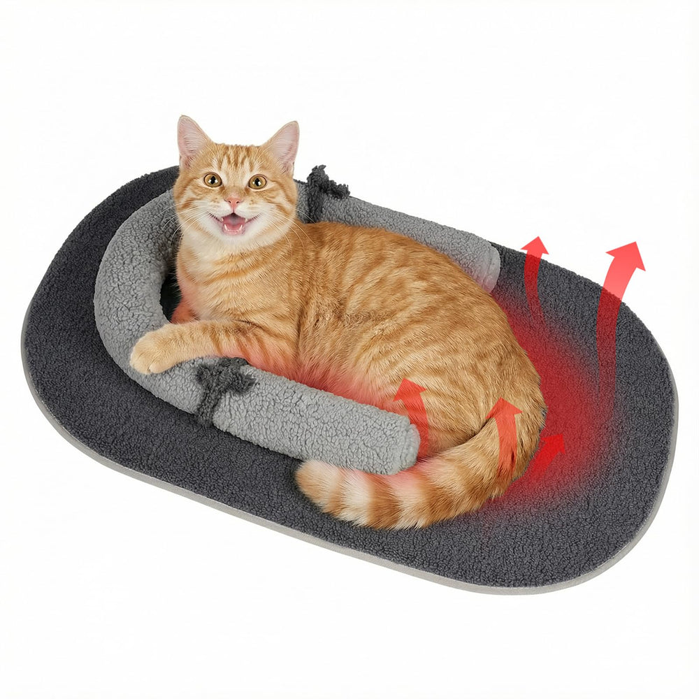 Pawfun cama caliente portátil para interiores o viajes.