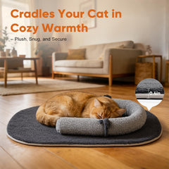 Pawfun colchón grueso de 0,4 pulgadas para descanso suave.