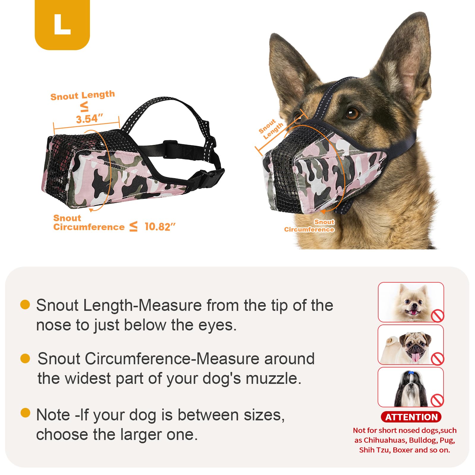 Pawfun Muzzle para perro, en uso real permite beber y respirar sin quitarse.
